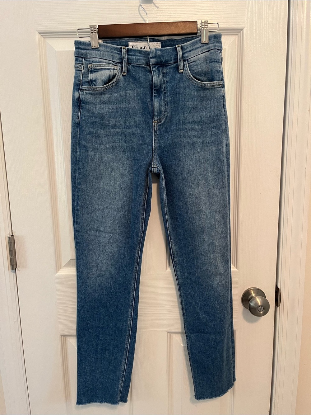 Frank & Eileen Derry Raw Hem Straight Leg Jeans – Size 26 - Picture 2 of 8
